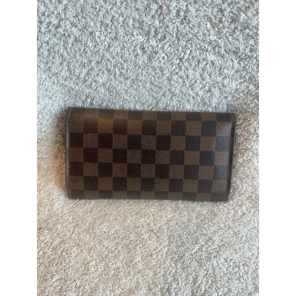 Louis Vuitton Damier Ebene Sarah Wallet